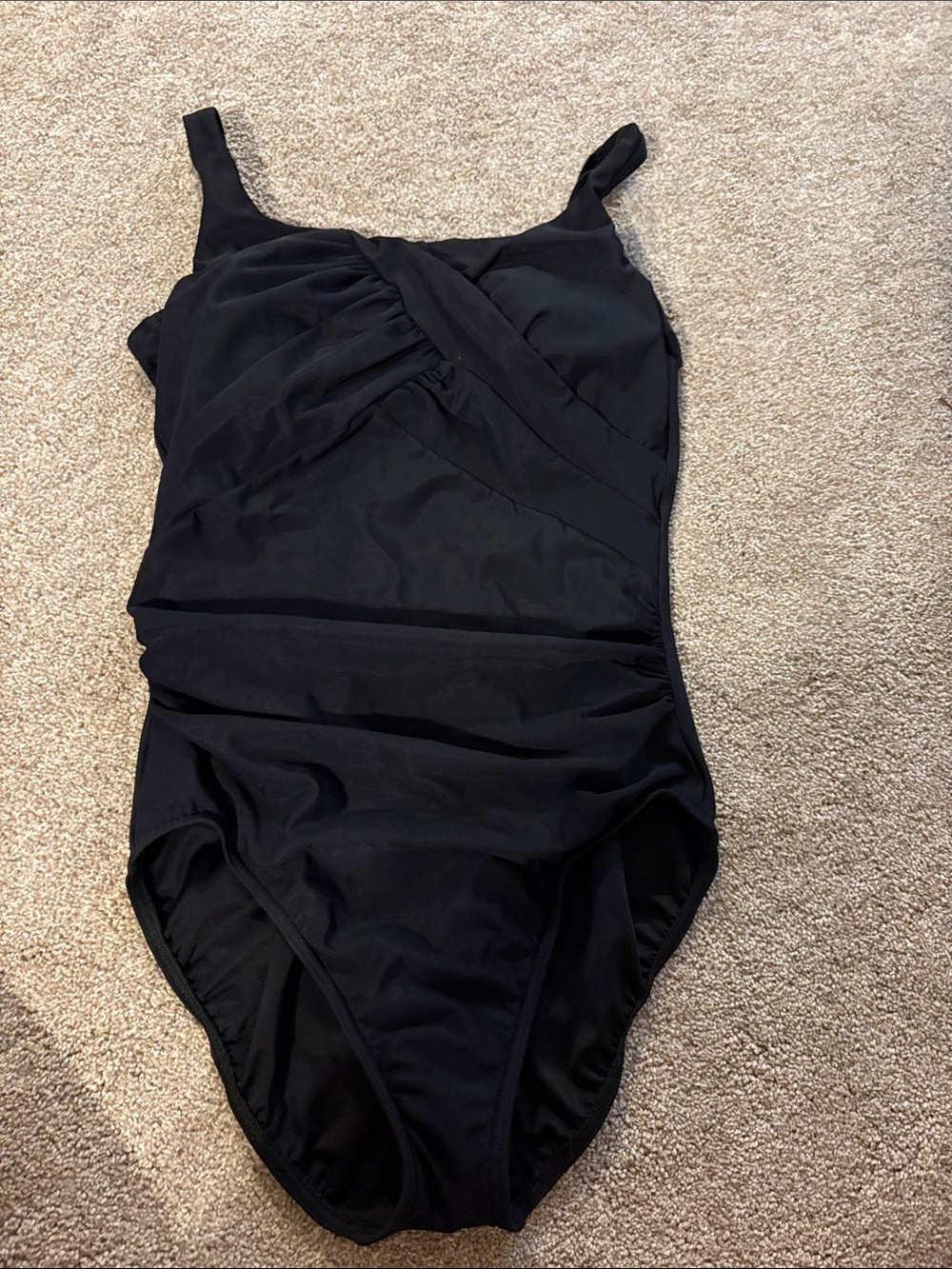 Lands End - Classic Black Women’s One-Piece Swimsuit